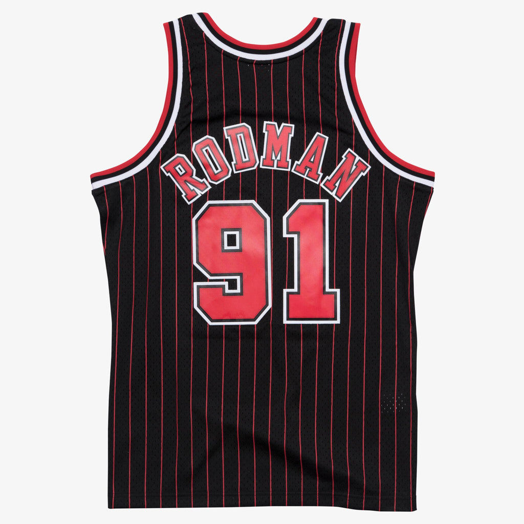 Chicago Bulls Mitchell & Ness Swingman Jersey Alternate Dennis Rodman 1995-96 NBA Team Jersey Basketball Fan Apparel