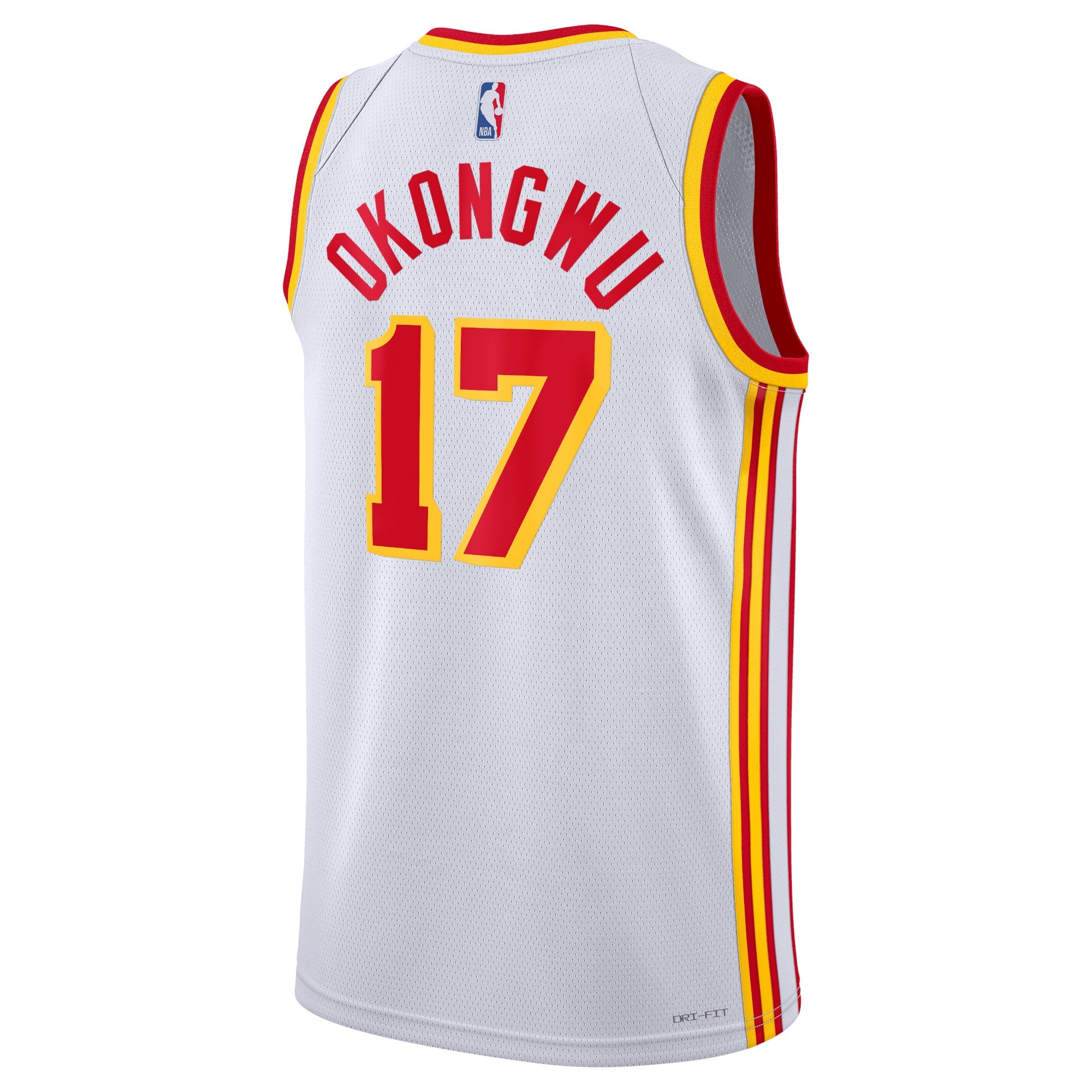Atlanta Hawks Nike Association Edition Swingman Jersey - White - Onyeka Okongwu - Unisex NBA Team Jersey Basketball Fan Apparel