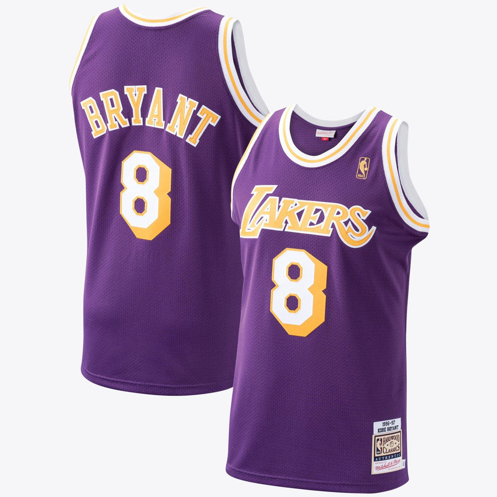 Mitchell & Ness Kobe Bryant Hardwood Classic 1996-97 Authentic Jersey - Purple - Men's NBA Team Jersey Basketball Fan Apparel