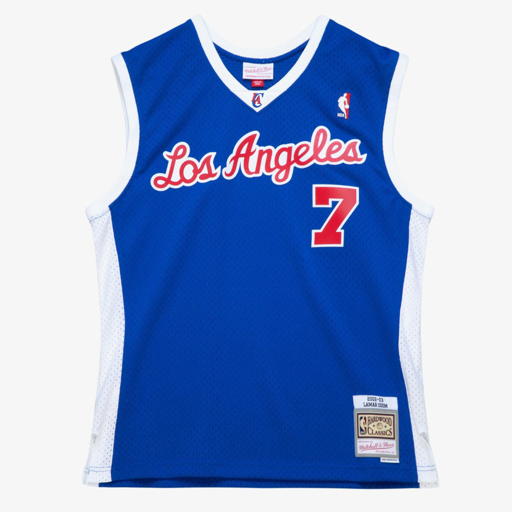 Los Angeles Clippers Mitchell & Ness Swingman Jersey Lamar Odom 2002-03 NBA Team Jersey Basketball Fan Apparel