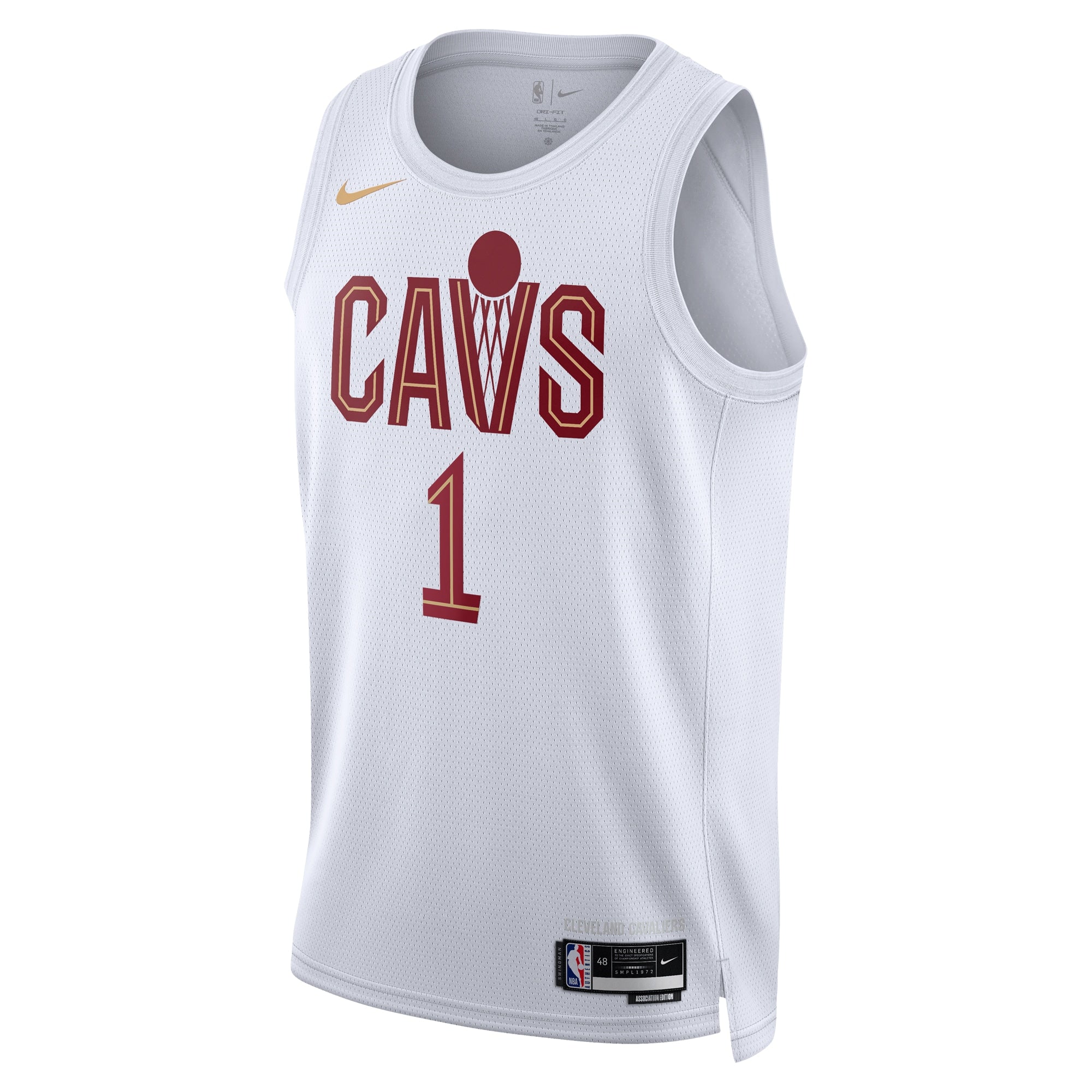 Cleveland Cavaliers Nike Association Edition Swingman Jersey - White - Max Strus - Unisex NBA Team Jersey Basketball Fan Apparel