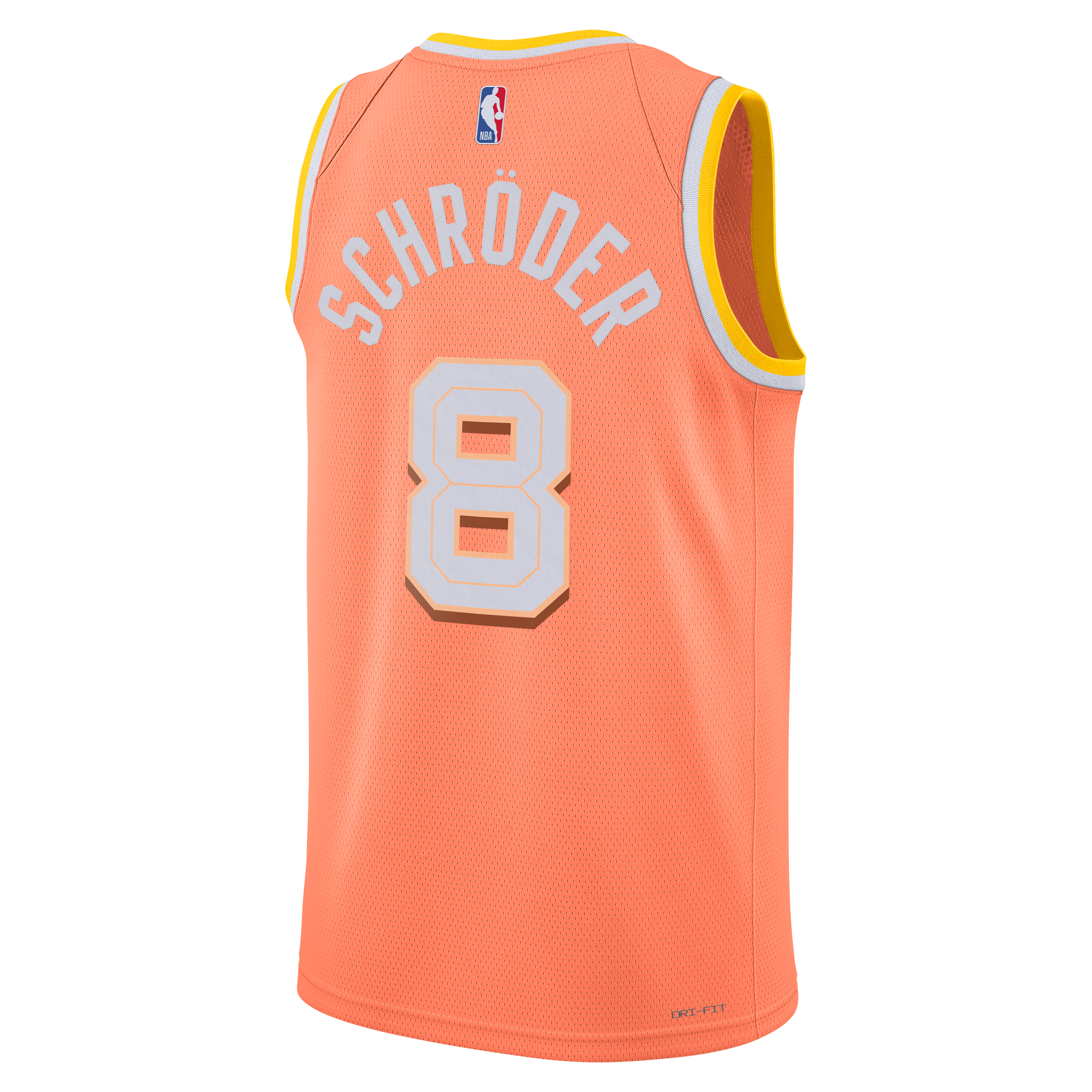 Nike Cleveland Cavaliers 2025/26 City Edition Swingman Jersey - Orange - Dennis Schröder - Unisex NBA Team Jersey Basketball Fan Apparel