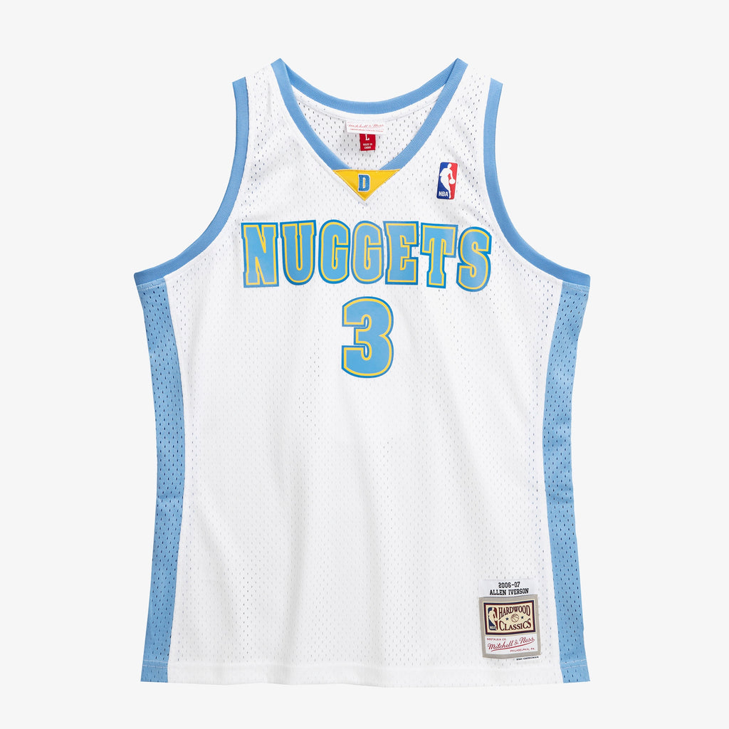 Denver Nuggets Mitchell & Ness Swingman Jersey Allen Iverson 2006-07 NBA Team Jersey Basketball Fan Apparel