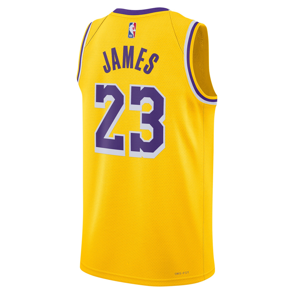 Los Angeles Lakers Nike Icon Swingman Jersey - LeBron James - Unisex NBA Team Jersey Basketball Fan Apparel