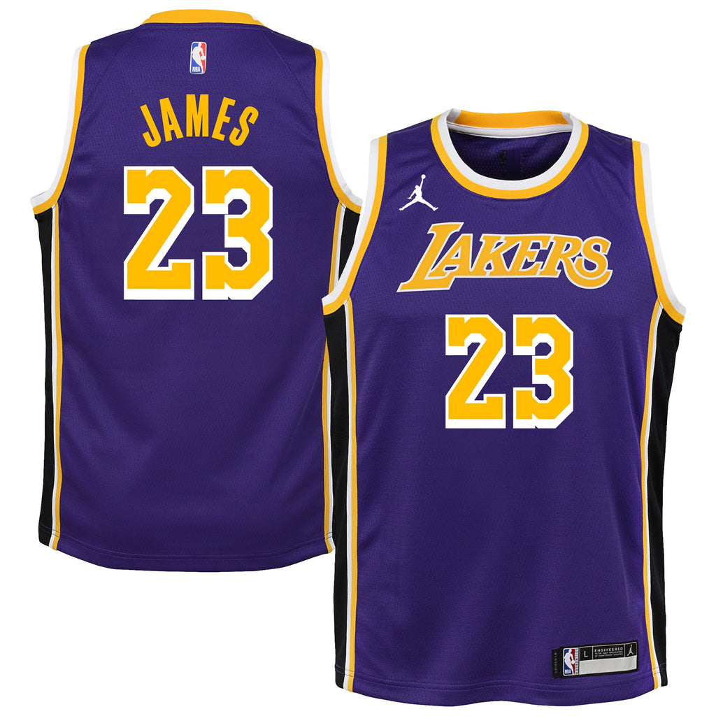 Los Angeles Lakers NBA Statement Swingman Jersey - LeBron James - Youth NBA Team Jersey Basketball Fan Apparel