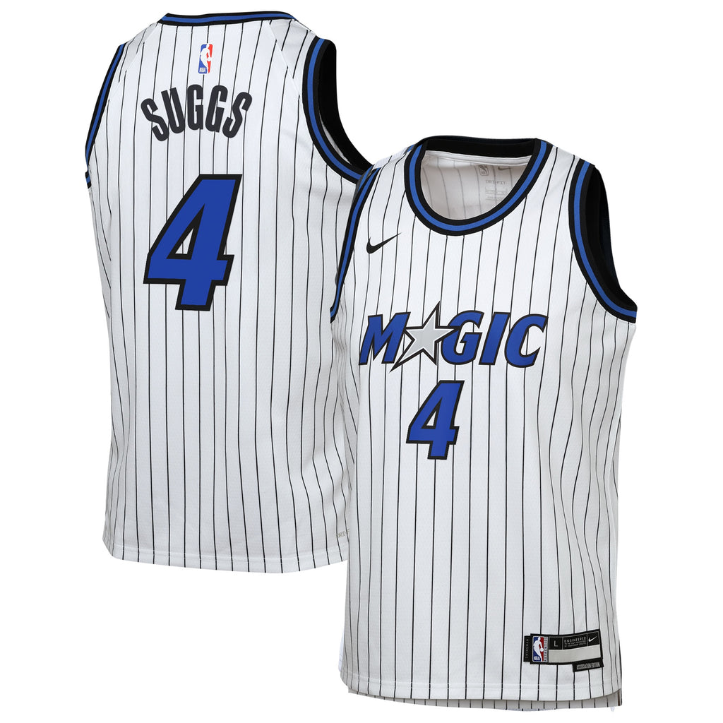 Orlando Magic Nike Replica Association Edition Swingman Jersey - White - Jalen Suggs - Youth NBA Team Jersey Basketball Fan Apparel