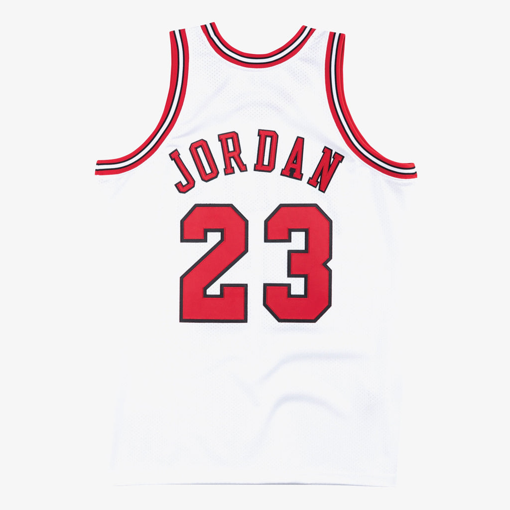 Chicago Bulls Mitchell & Ness Authentic Jersey Home Michael Jordan 1995-96 NBA Team Jersey Basketball Fan Apparel