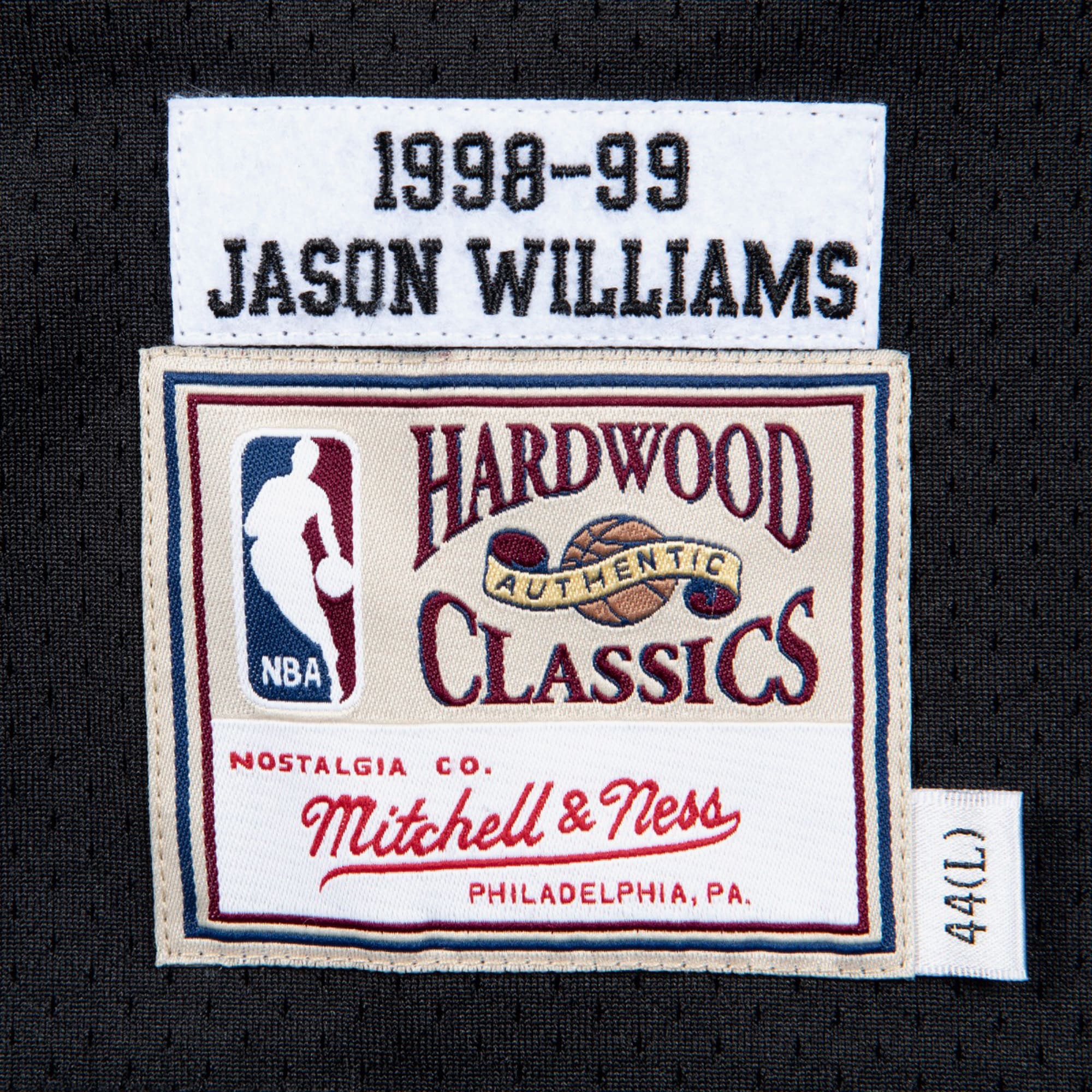 Sacramento Kings Mitchell & Ness Authentic Jersey Jason Williams NBA Team Jersey Basketball Fan Apparel