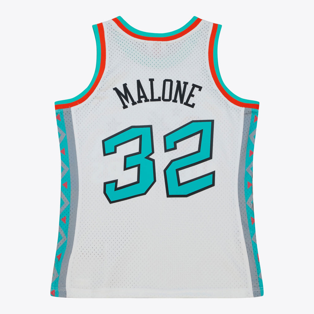NBA Mitchell & Ness Karl Malone 1996 All-Star Swingman Authentic Jersey - White NBA Team Jersey Basketball Fan Apparel
