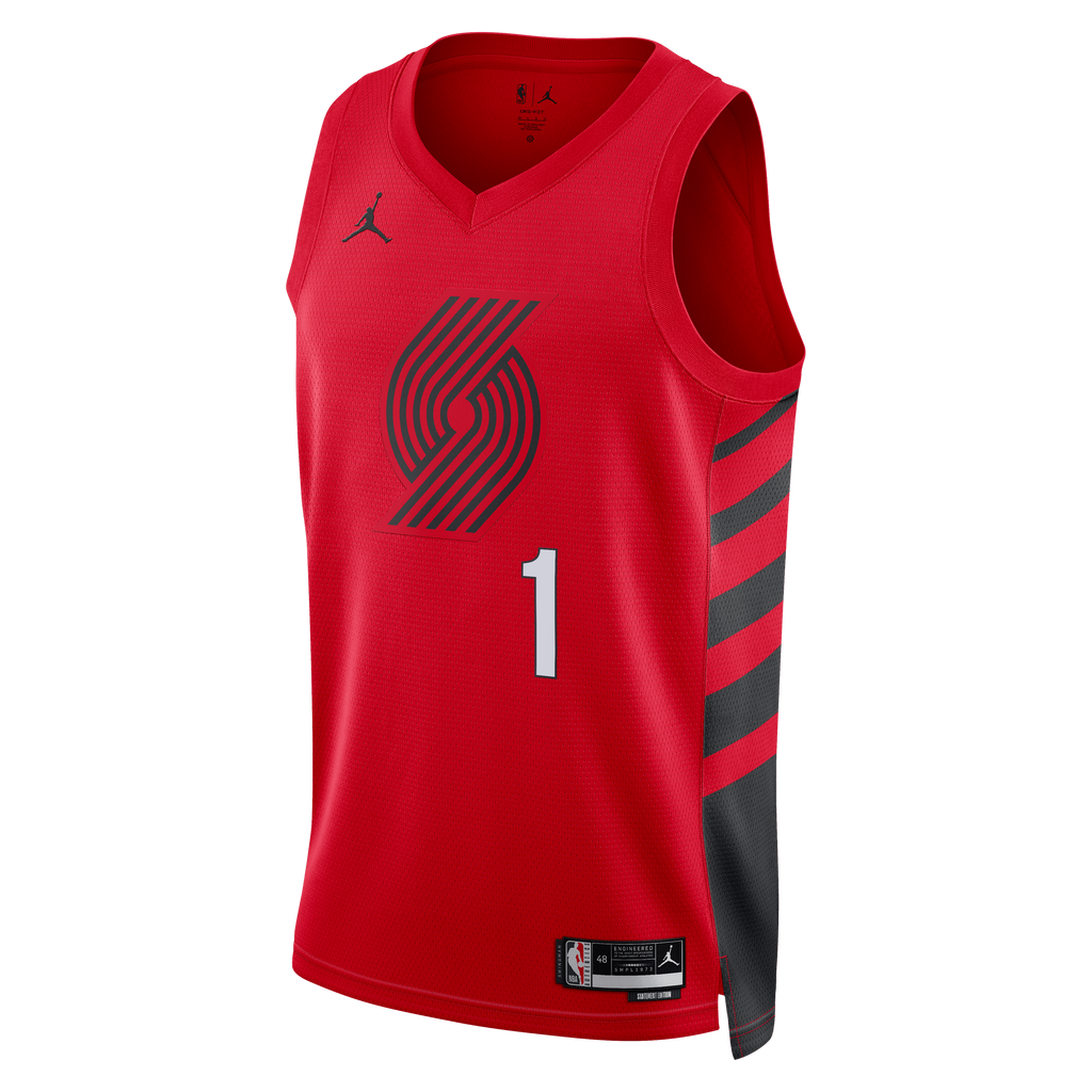 Portland Trail Blazers Jordan Brand Statement Edition Swingman Jersey - Red - Ja Morant - Unisex NBA Team Jersey Basketball Fan Apparel