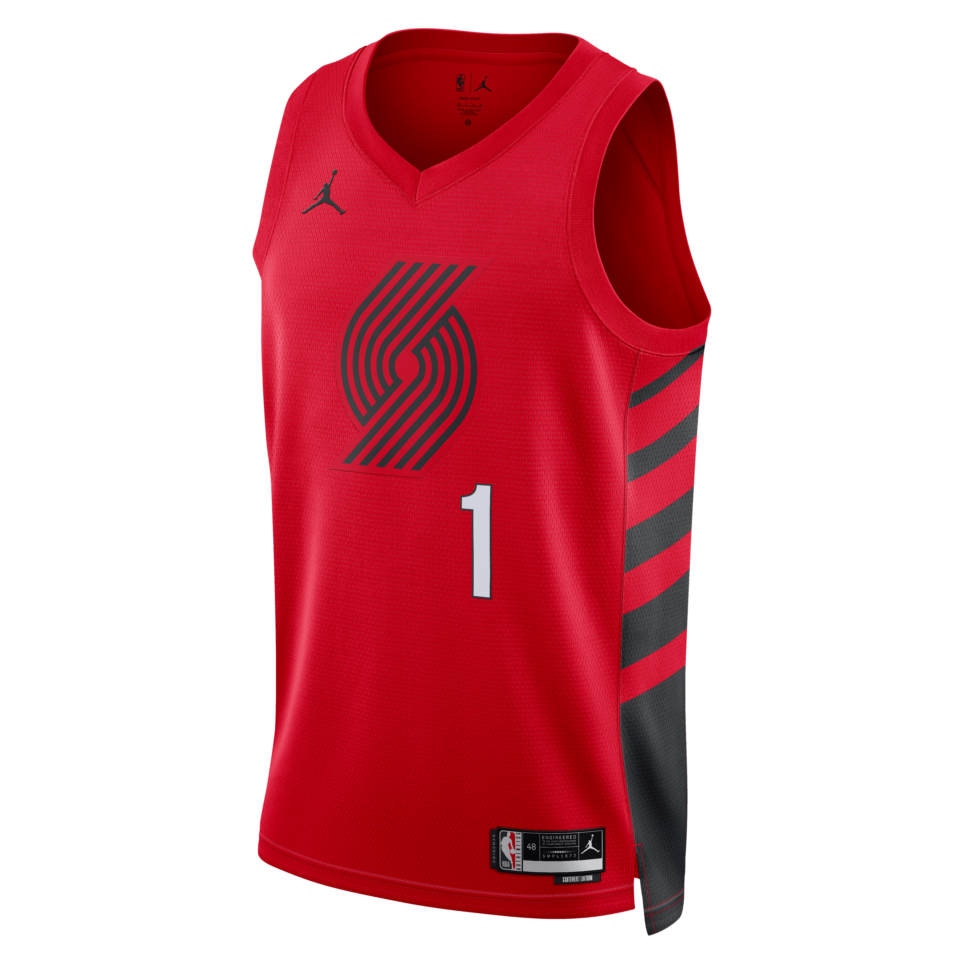 Portland Trail Blazers Jordan Brand Statement Edition Swingman Jersey - Red - Ja Morant - Unisex NBA Team Jersey Basketball Fan Apparel