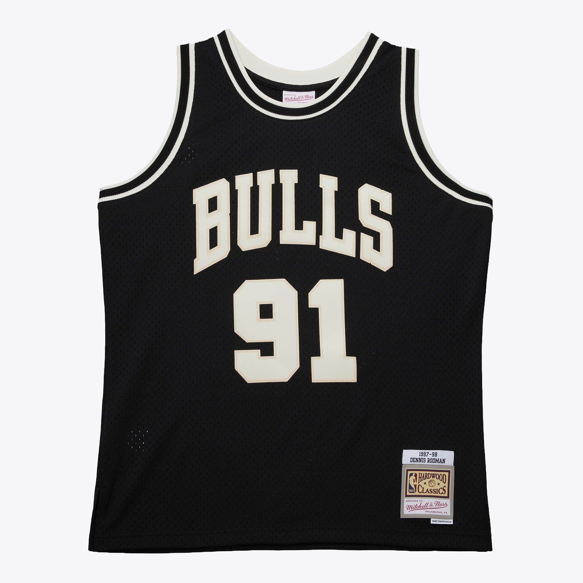 Chicago Bulls Mitchell & Ness Off Court Swingman Jersey Dennis Rodman 1997 NBA Team Jersey Basketball Fan Apparel