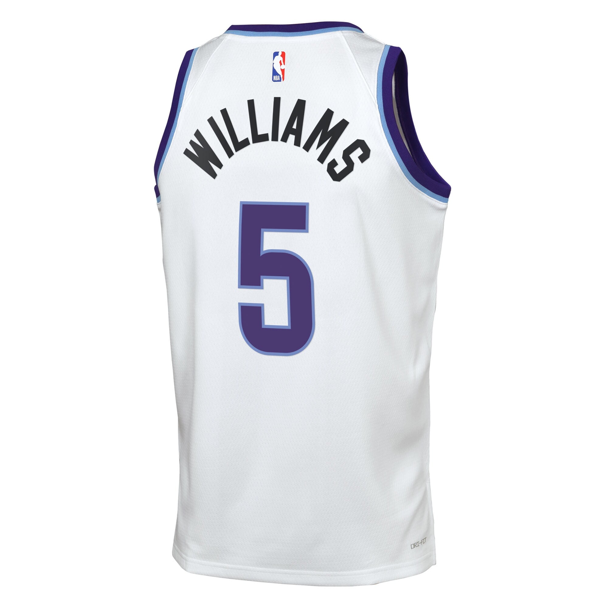 Utah Jazz Nike Replica Association Edition Swingman Jersey - White - Cody Williams - Youth NBA Team Jersey Basketball Fan Apparel