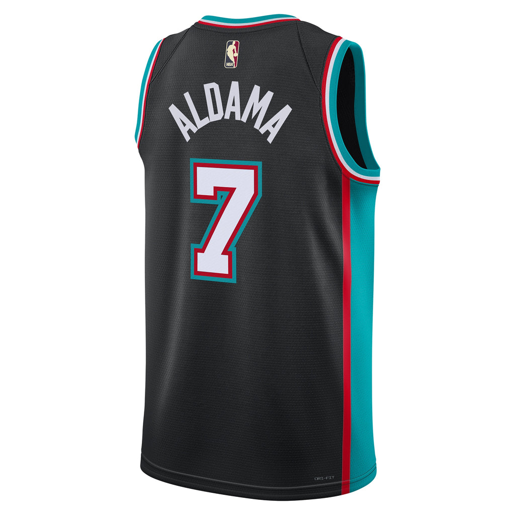 Memphis Grizzlies Nike Classic Edition Jersey - Black - Santi Aldama - Unisex NBA Team Jersey Basketball Fan Apparel