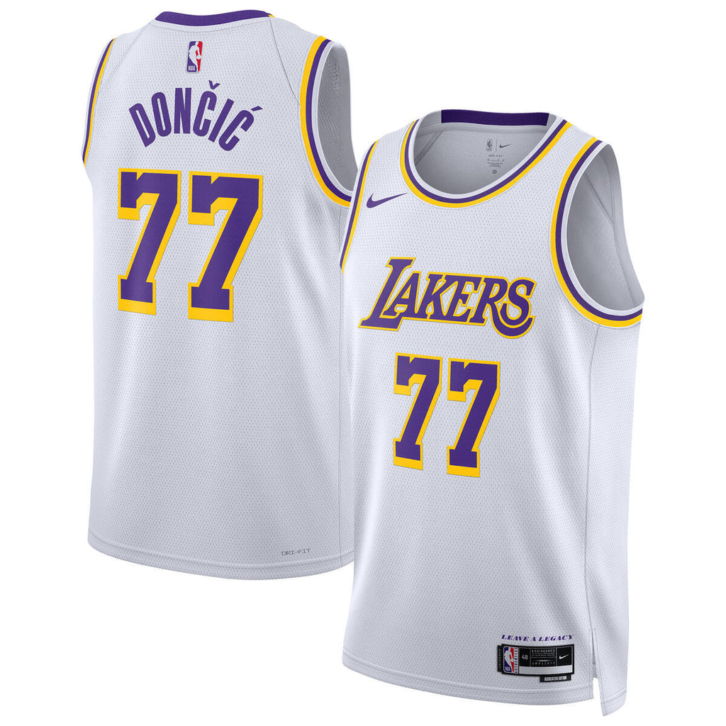 Los Angeles Lakers Nike Association Swingman Jersey - Luka Doncic - Unisex NBA Team Jersey Basketball Fan Apparel