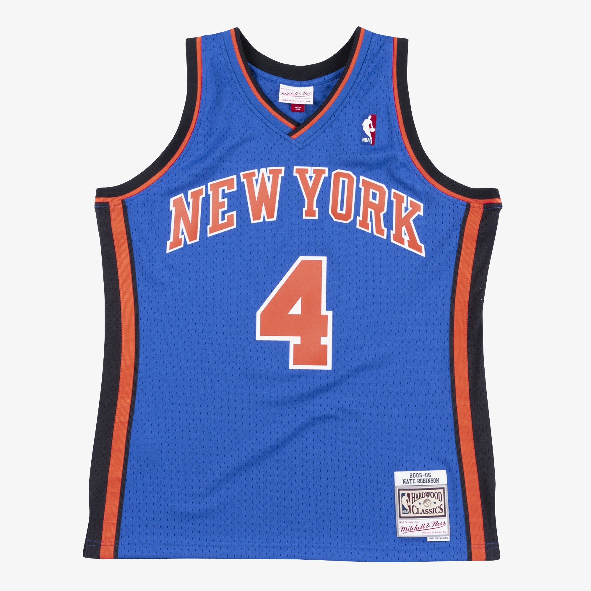 New York Knicks Mitchell & Ness Nate Robinson 2006 Swingman Authentic Jersey - Royal Blue NBA Team Jersey Basketball Fan Apparel