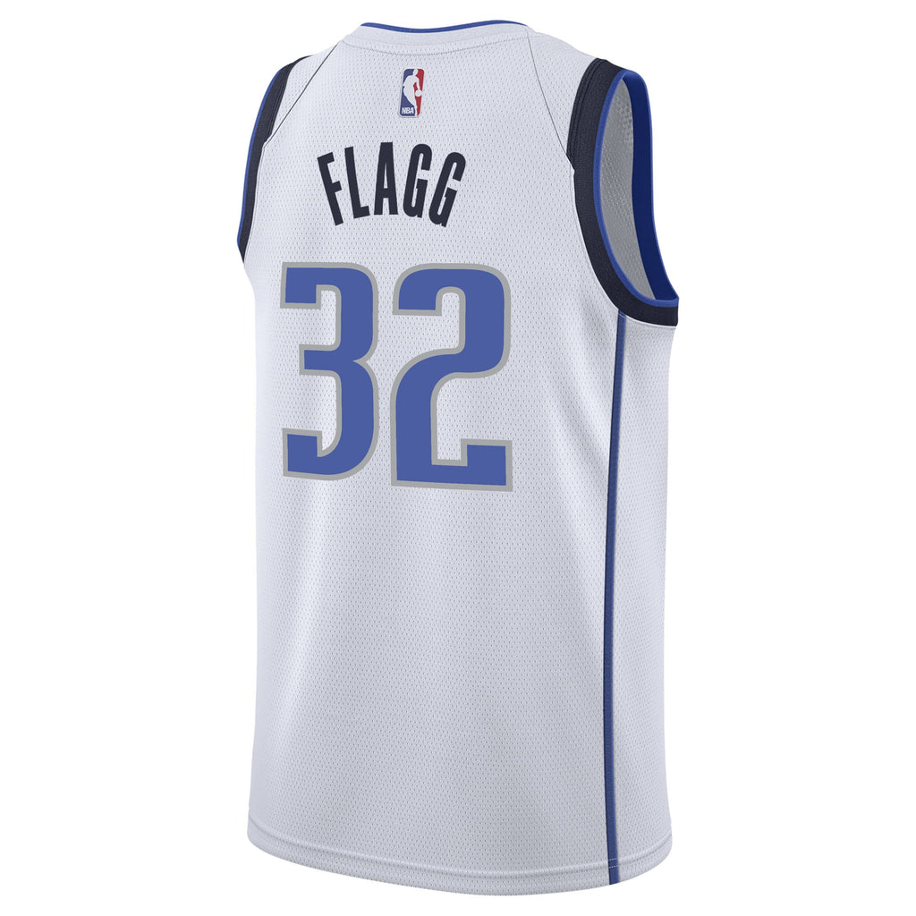 Dallas Mavericks Nike Association Edition Swingman Jersey NBA 2025 First Round Draft Pick - White - Cooper Flagg - Youth NBA Team Jersey Basketball Fa