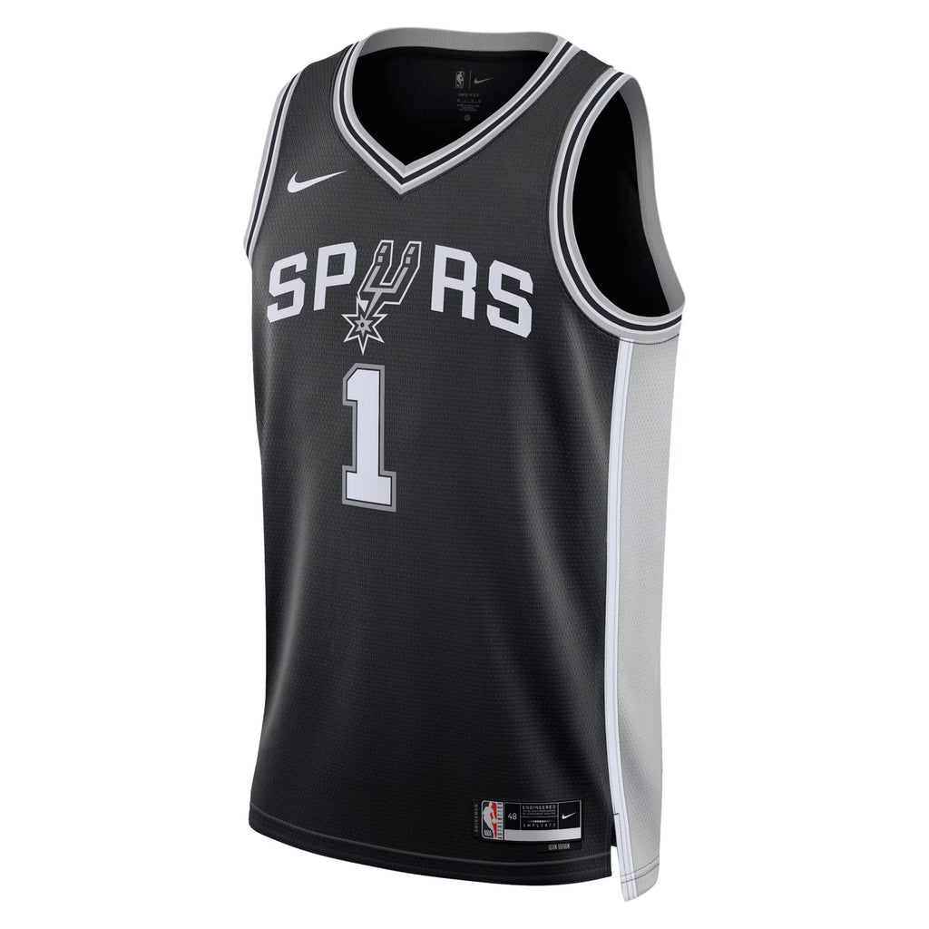 San Antonio Spurs Nike Icon Swingman Jersey - Victor Wembanyama NBA Team Jersey Basketball Fan Apparel