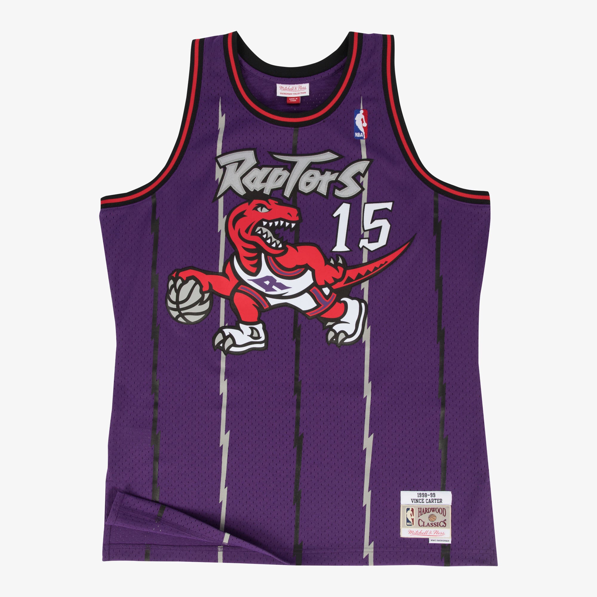 Toronto Raptors Mitchell & Ness Swingman Jersey Road Vince Carter 1998-99 NBA Team Jersey Basketball Fan Apparel