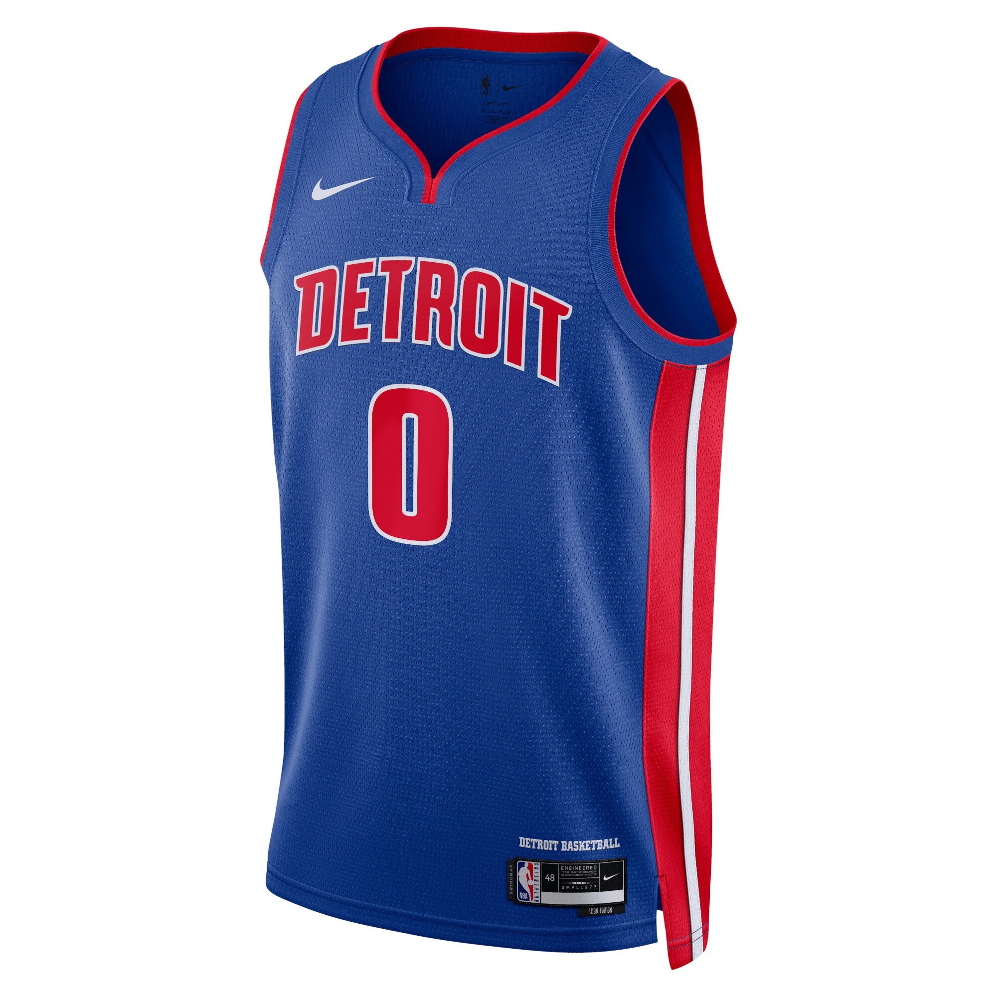 Detroit Pistons Nike Icon Edition Swingman Jersey - Blue - Jalen Duren - Unisex NBA Team Jersey Basketball Fan Apparel