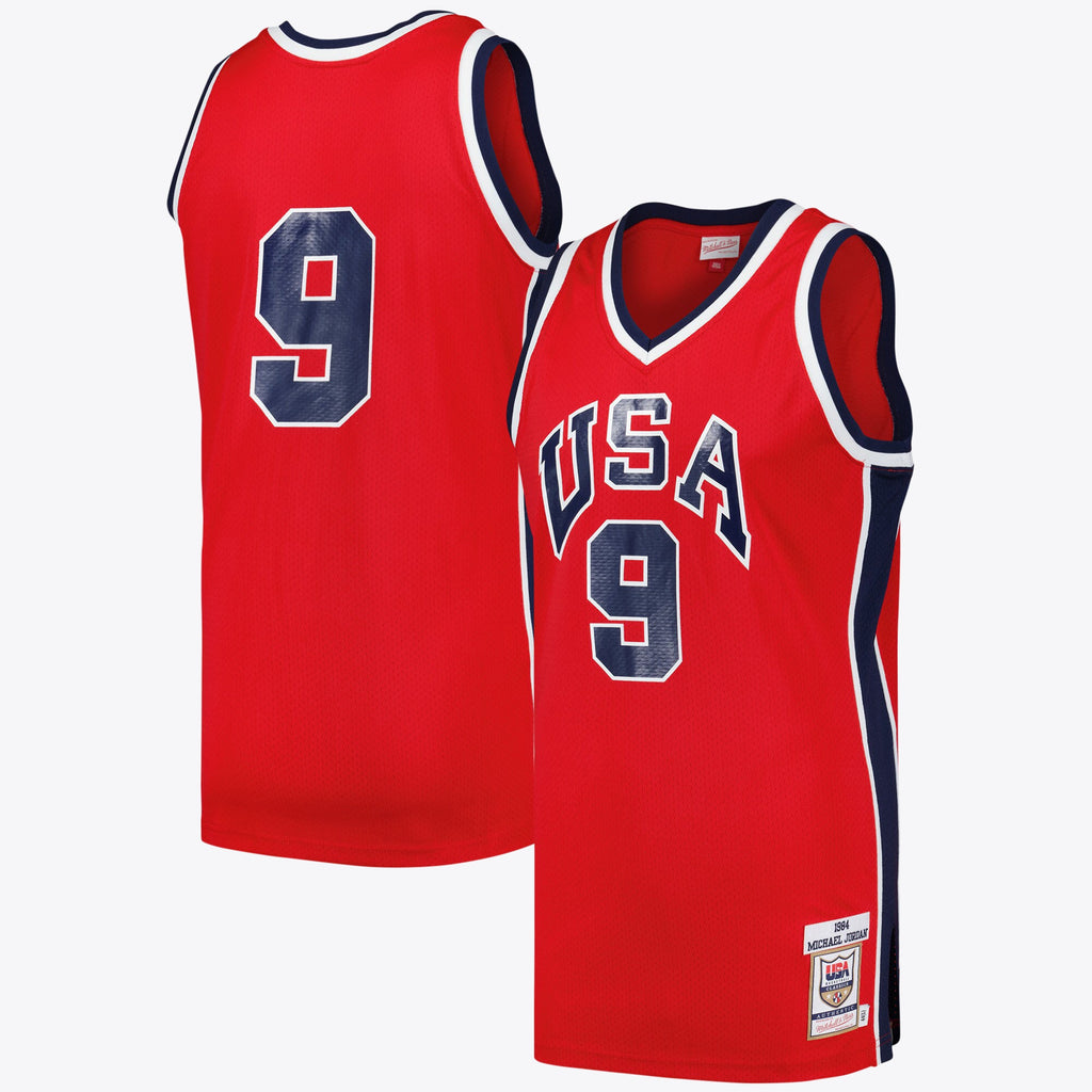 USA Michael Jordan Team USA 1984 Jersey NBA Team Jersey Basketball Fan Apparel