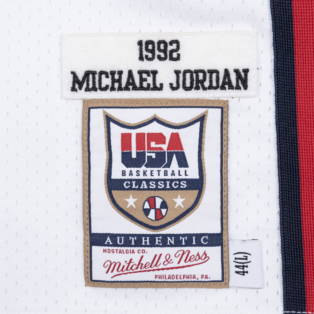 USA Basketball Mitchell & Ness Authentic Jersey Michael Jordan 1992 NBA Team Jersey Basketball Fan Apparel