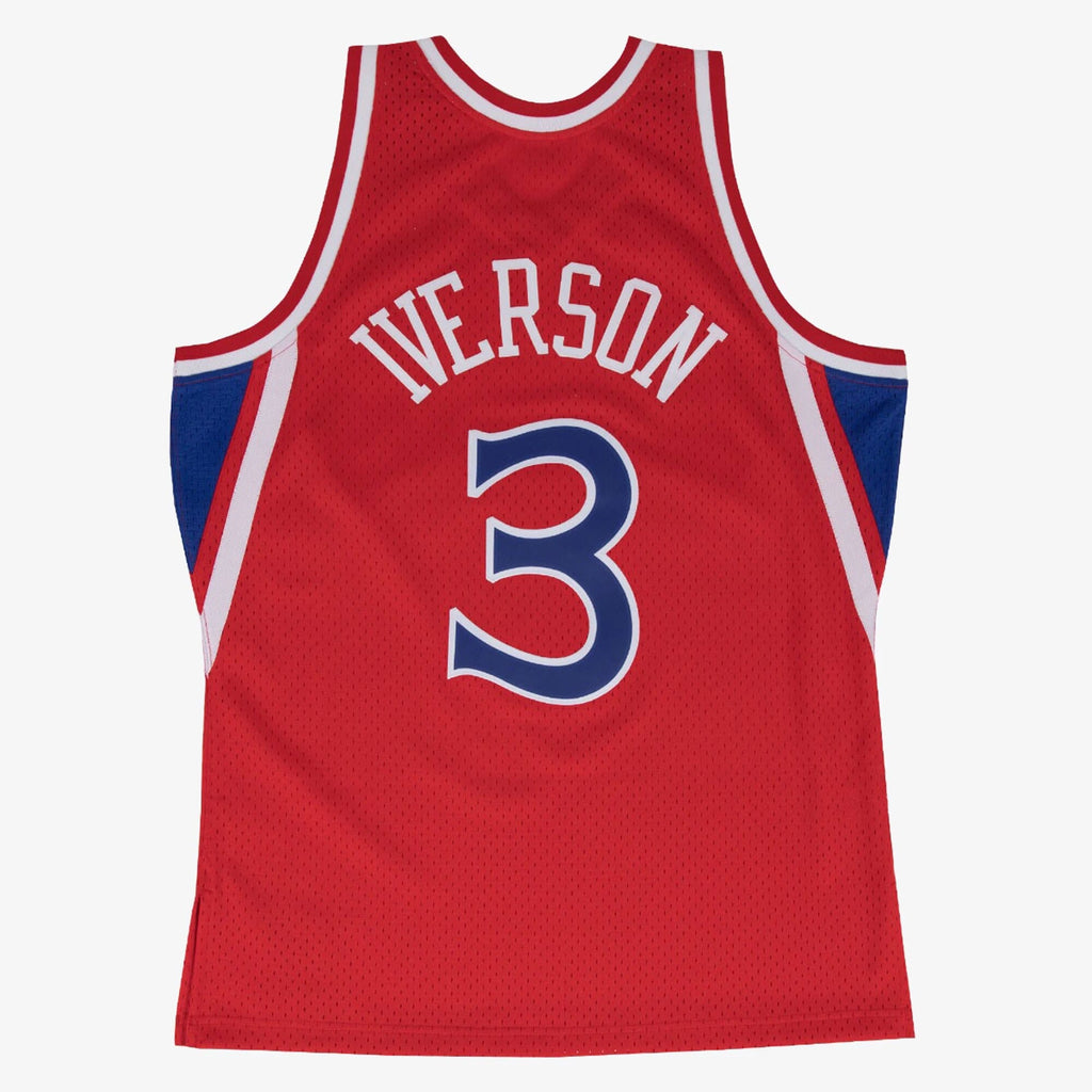 Philadelphia 76ers Mitchell & Ness Swingman Jersey Road Allen Iverson 1996-97 NBA Team Jersey Basketball Fan Apparel