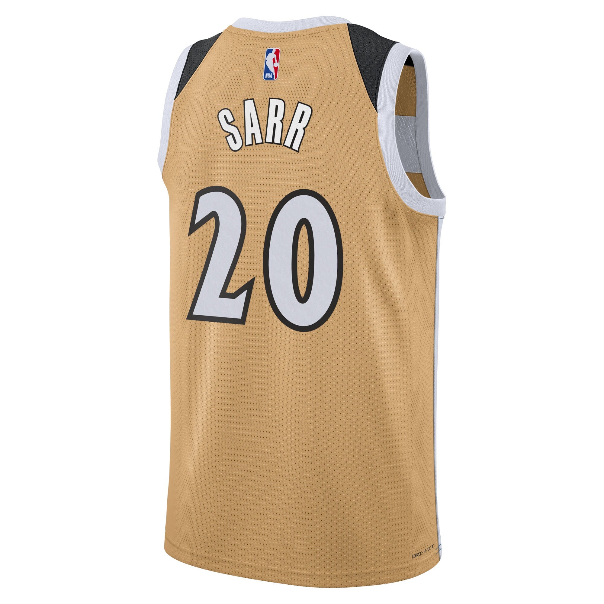 Washington Wizards Nike 2025/26 City Edition Swingman Jersey - Tan - Alex Sarr - Unisex NBA Team Jersey Basketball Fan Apparel