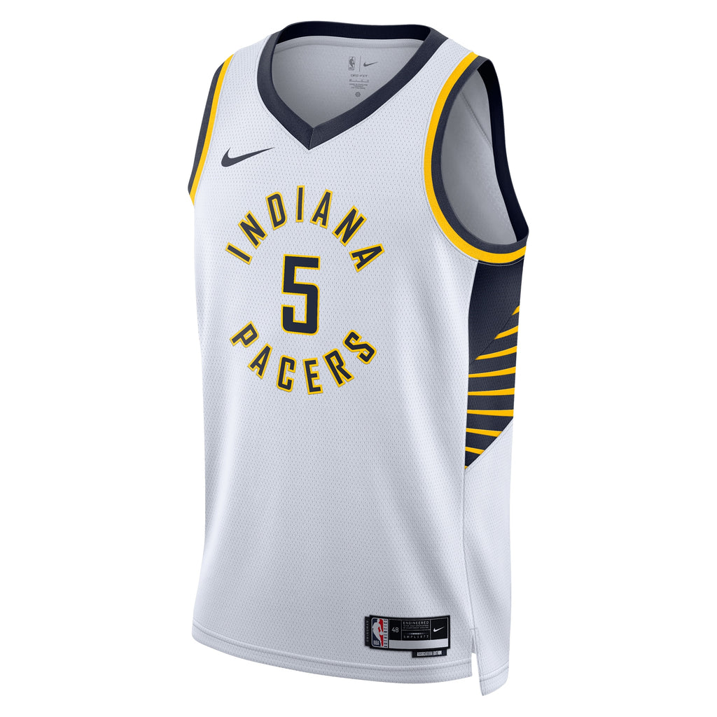 Indiana Pacers Nike Association Edition Swingman Jersey - White - Jarace Walker - Unisex NBA Team Jersey Basketball Fan Apparel