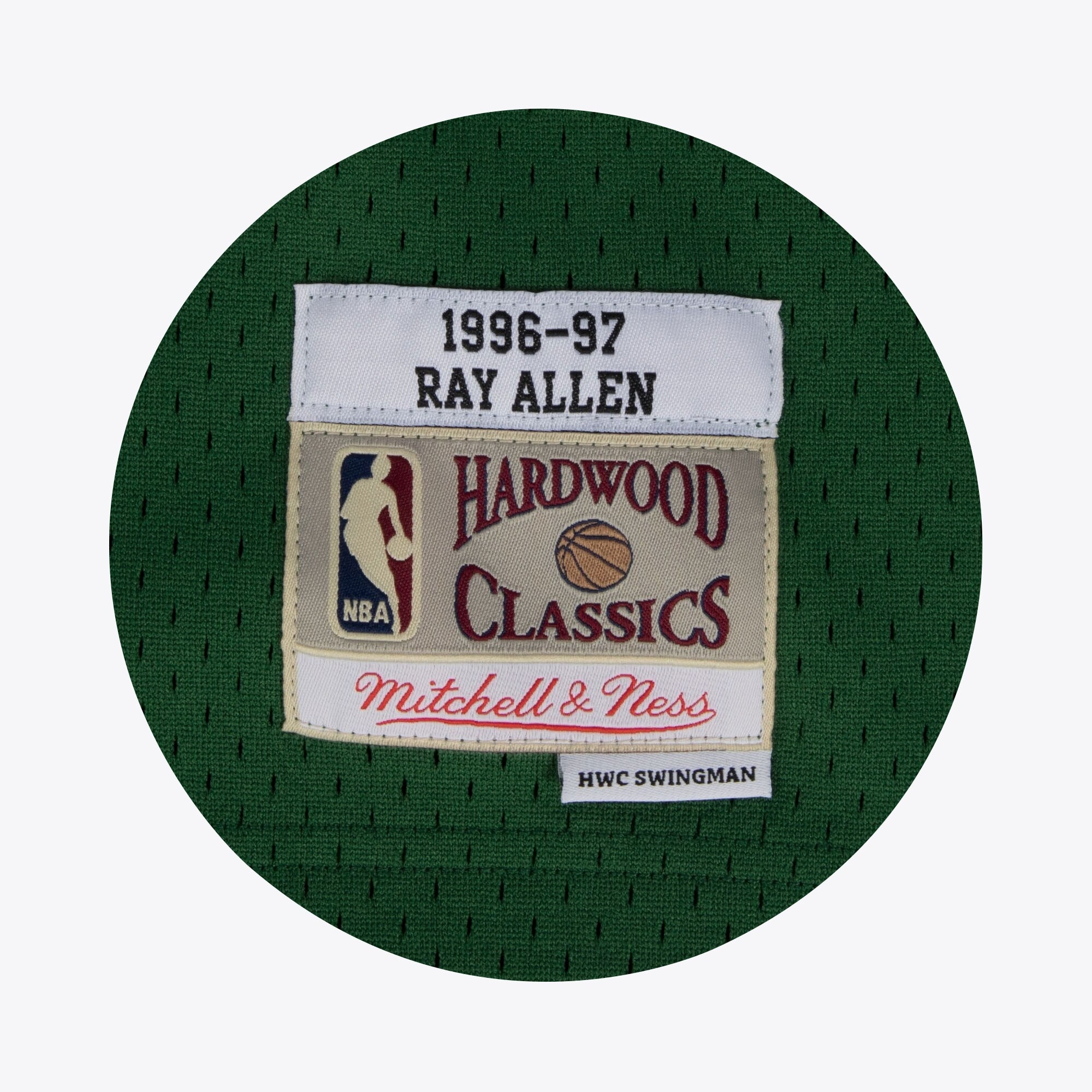 Milwaukee Bucks Mitchell & Ness Ray Allen 1996 Hardwood Classics Alternate Swingman Jersey - Dark Green - Men's NBA Team Jersey Basketball Fan Apparel