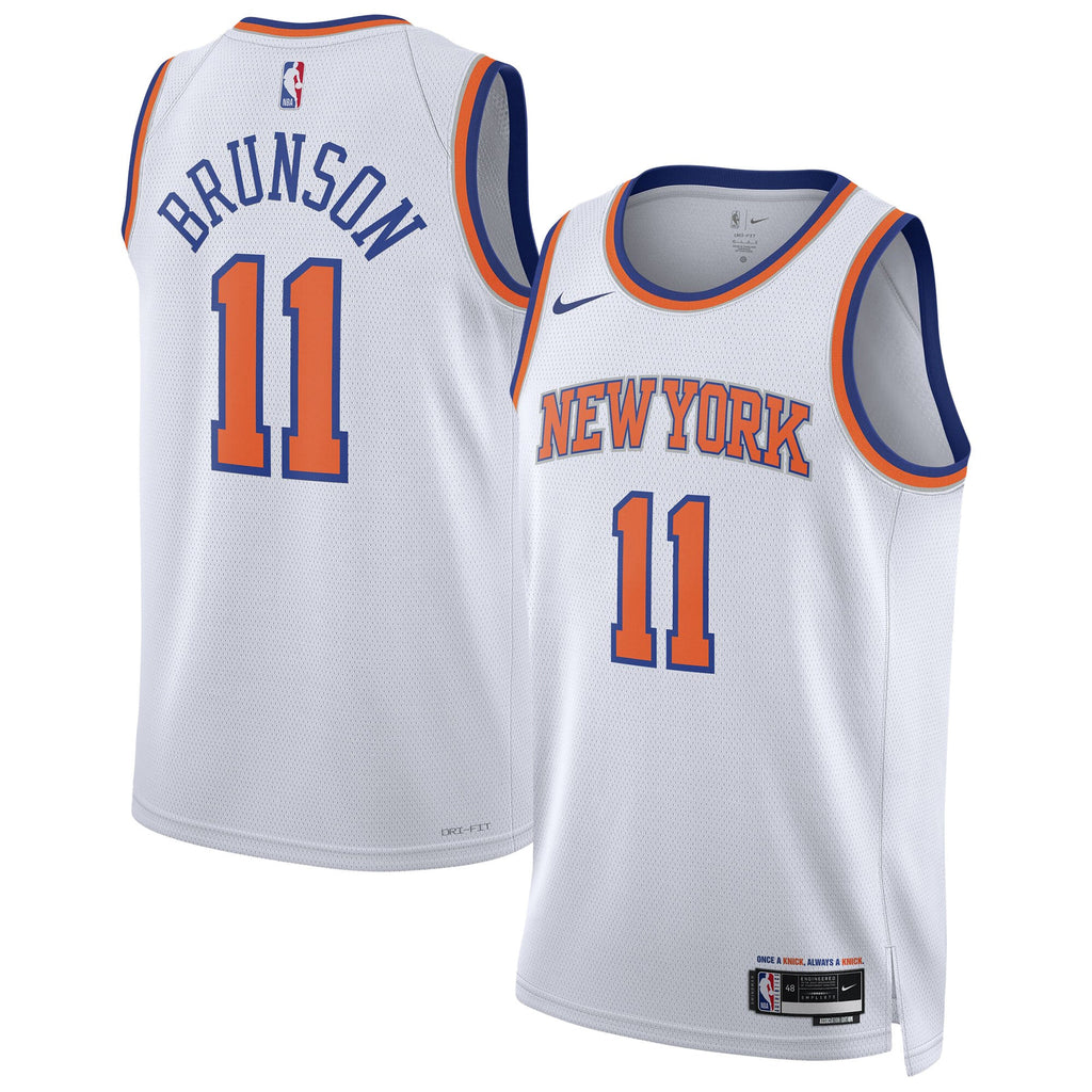 New York Knicks Nike Association Swingman Jersey - Jalen Brunson - Unisex NBA Team Jersey Basketball Fan Apparel