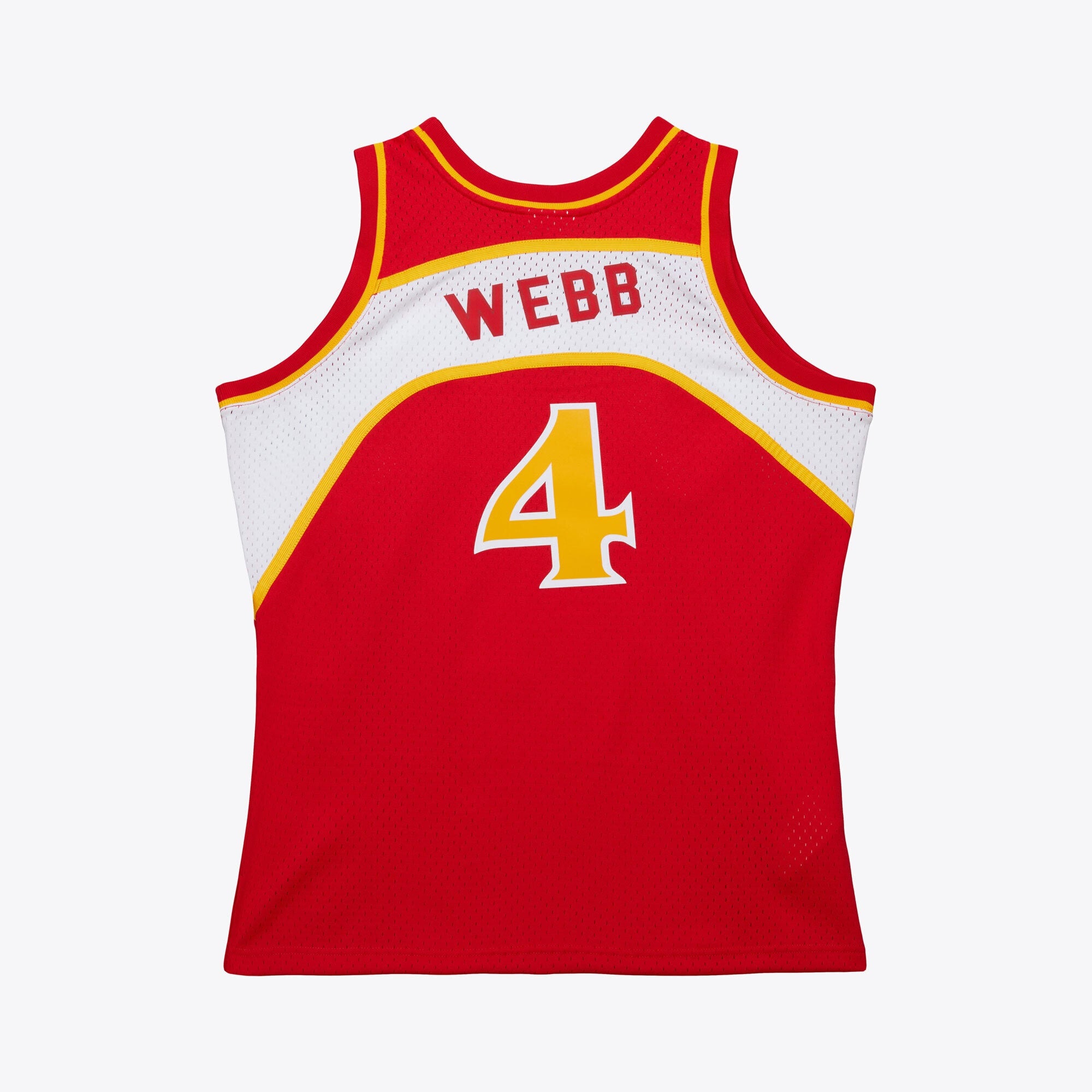 Atlanta Hawks Mitchell & Ness Swingman Jersey Road Spud Webb 1986-87 NBA Team Jersey Basketball Fan Apparel