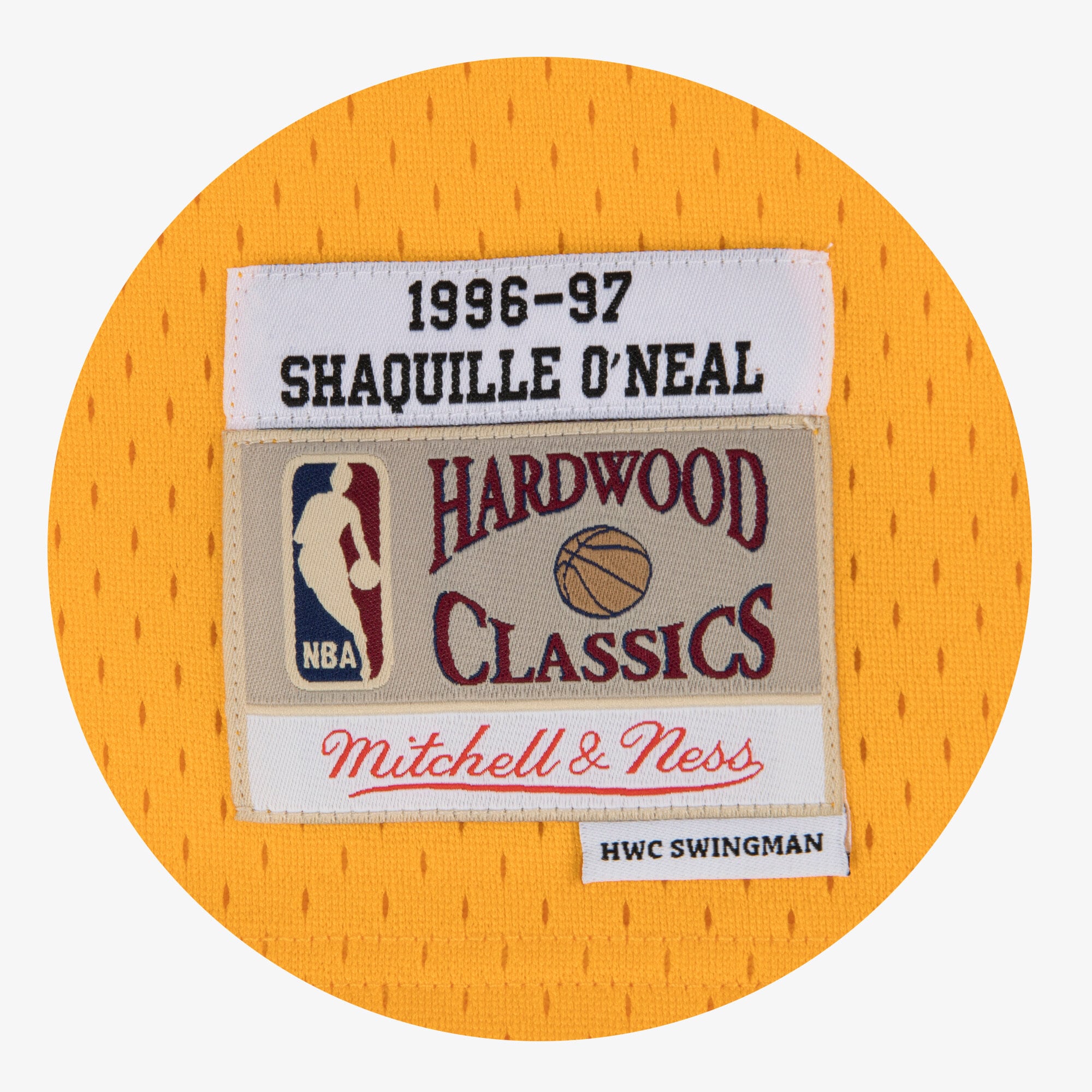Los Angeles Lakers Mitchell & Ness Swingman Jersey Shaquille O'Neal 1996 NBA Team Jersey Basketball Fan Apparel