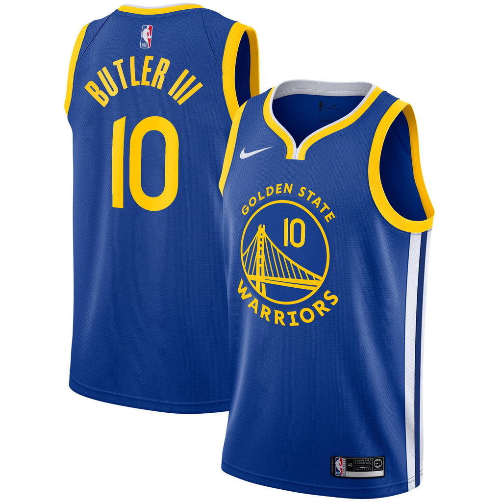 Golden State Warriors Nike Icon Edition Swingman Jersey - Royal - Jimmy Butler III - Youth NBA Team Jersey Basketball Fan Apparel
