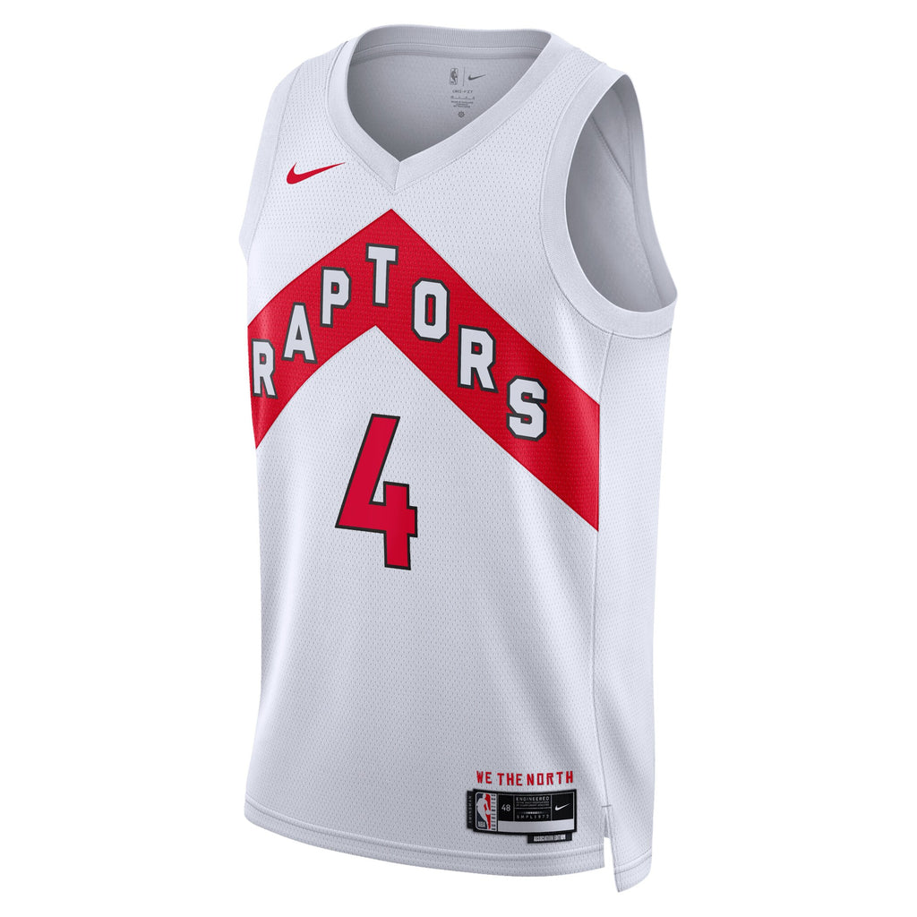 Toronto Raptors Nike Association Edition Swingman Jersey - White - Scottie Barnes - Unisex NBA Team Jersey Basketball Fan Apparel