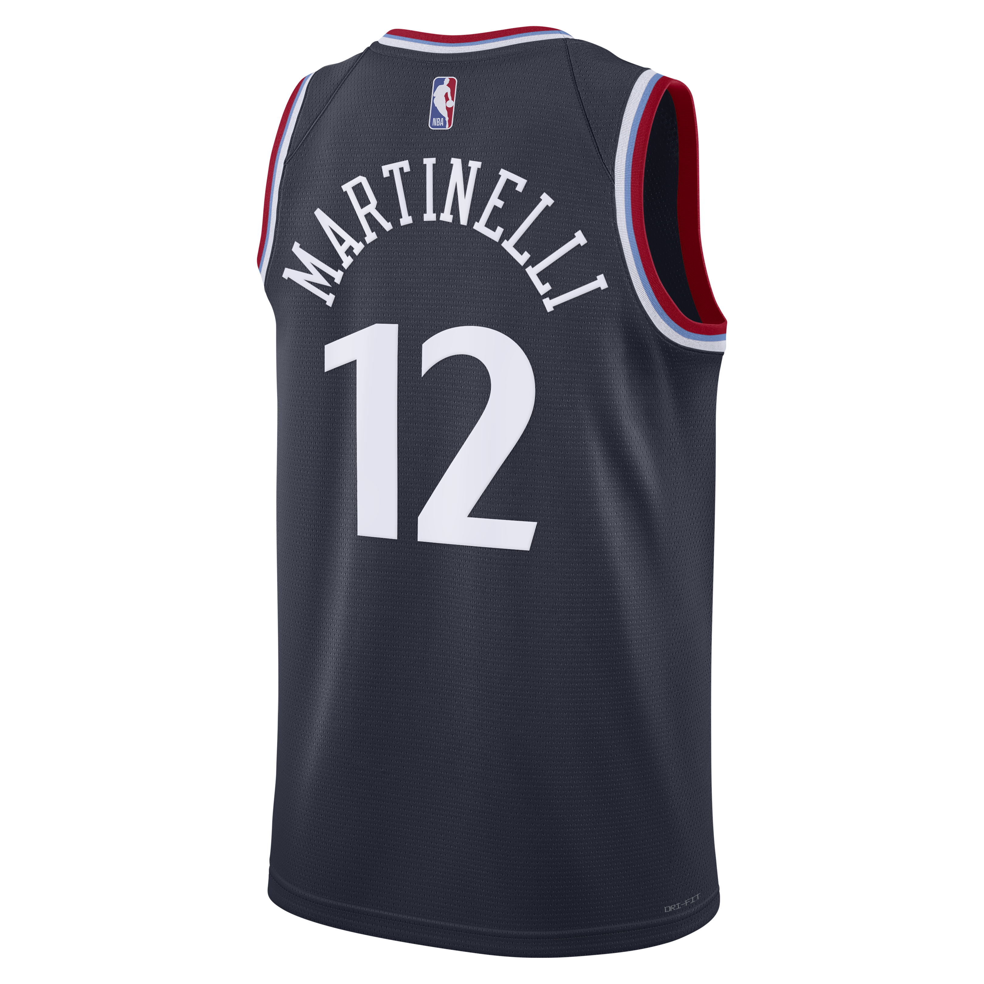 Los Angeles Clippers Nike Replica Icon Edition Swingman Jersey - Navy - Nick Martinelli - Youth NBA Team Jersey Basketball Fan Apparel