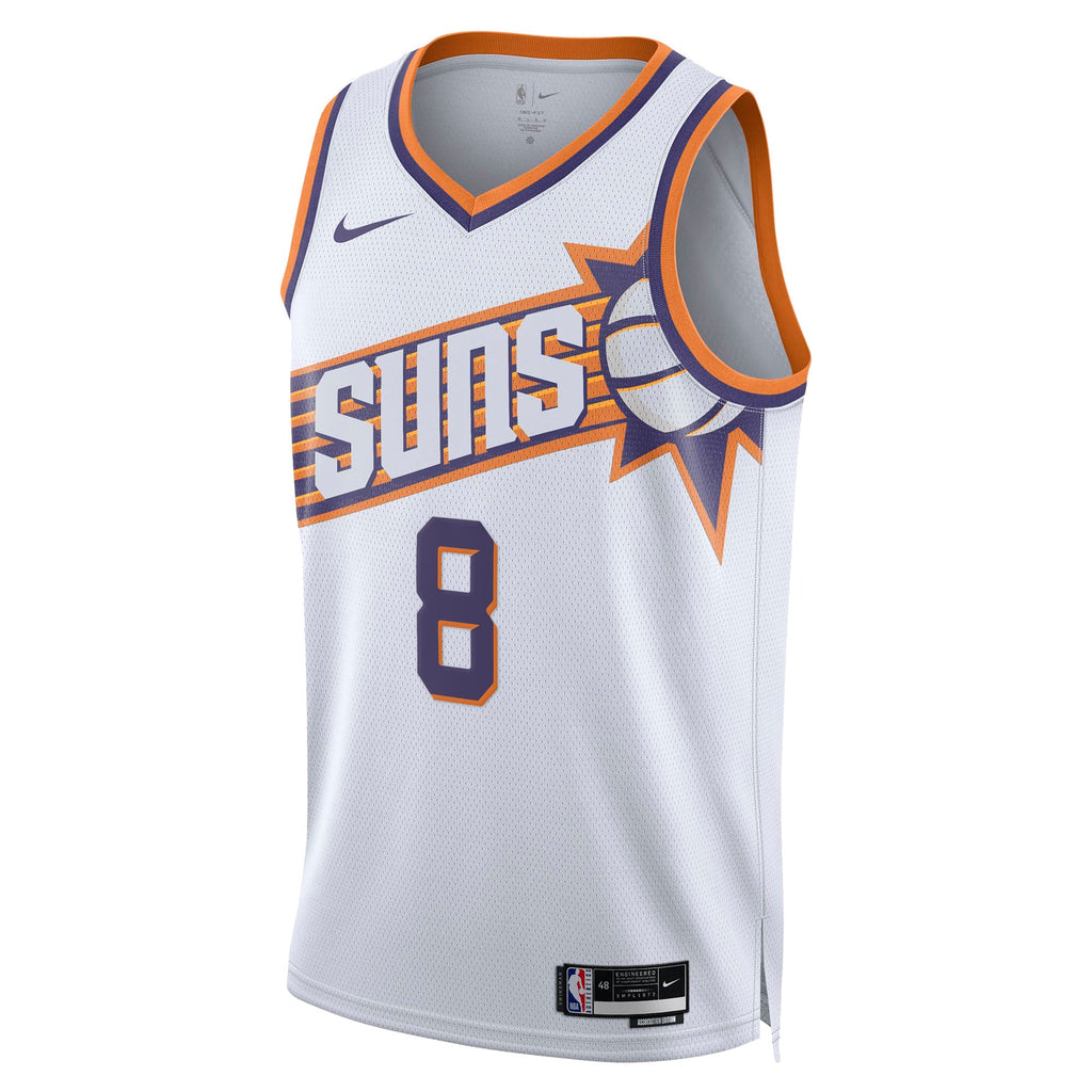 Phoenix Suns Nike Association Edition Swingman Jersey - White - Luke Kennard - Unisex NBA Team Jersey Basketball Fan Apparel