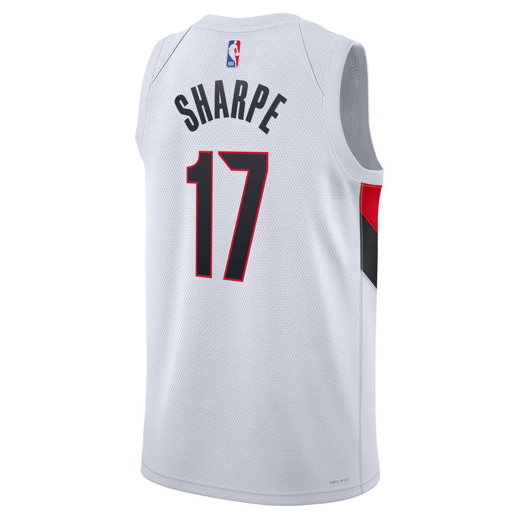 Portland Trail Blazers Nike Replica Association Edition Swingman Jersey - White - Shaedon Sharpe - Unisex NBA Team Jersey Basketball Fan Apparel