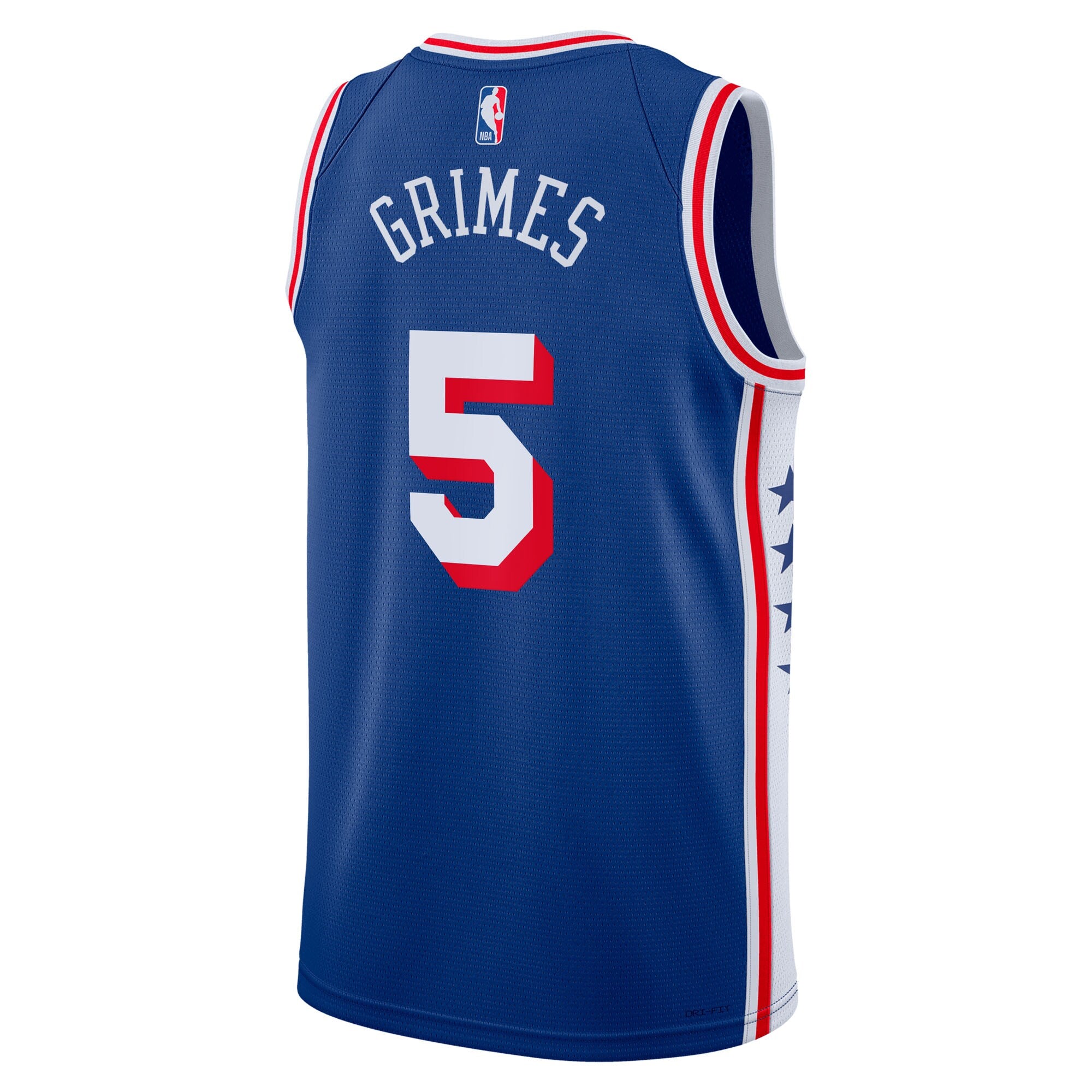 Philadelphia 76ers Nike Icon Edition Swingman Jersey - Royal - Quentin Grimes - Unisex NBA Team Jersey Basketball Fan Apparel