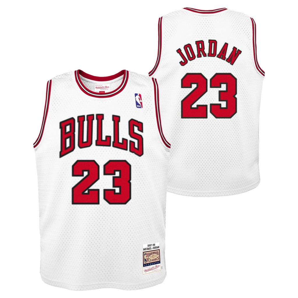 Chicago Bulls Mitchell & Ness NBA Michael Jordan 1997 Authentic Jersey - Youth NBA Team Jersey Basketball Fan Apparel