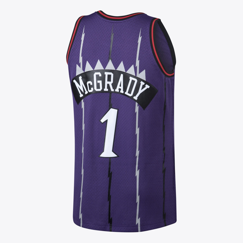 Toronto Raptors Mitchell & Ness Tracy McGrady Hardwood Classics Road Swingman Jersey - Men's NBA Team Jersey Basketball Fan Apparel