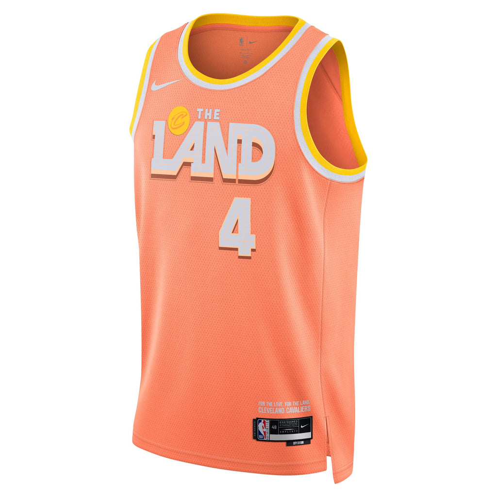 Cleveland Cavaliers Nike 2025/26 City Edition Swingman Jersey - Orange - Evan Mobley - Unisex NBA Team Jersey Basketball Fan Apparel