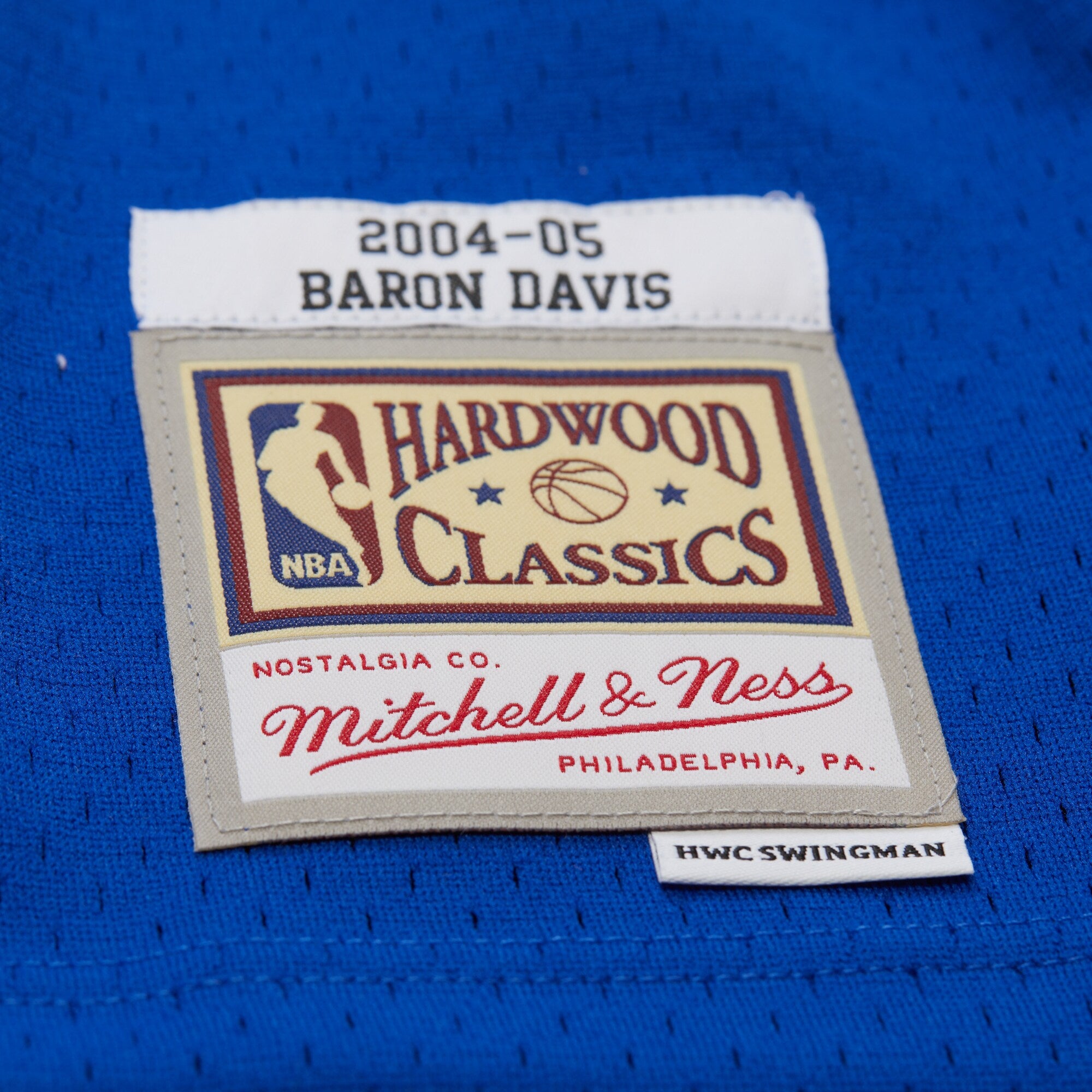 Golden State Warriors Mitchell & Ness Swingman Jersey 2004 Baron Davis NBA Team Jersey Basketball Fan Apparel