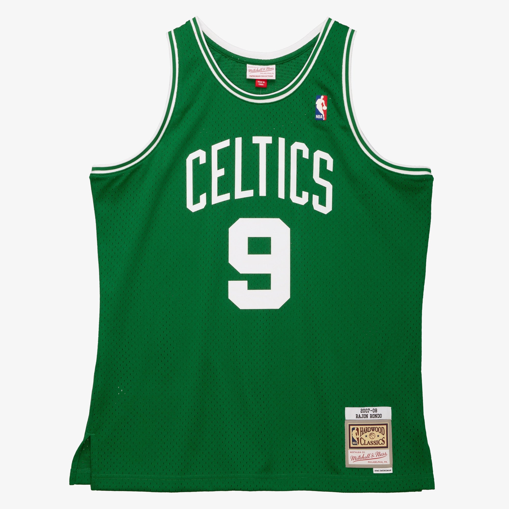 Boston Celtics Mitchell & Ness Swingman Jersey Rajon Rondo 2007-08 NBA Team Jersey Basketball Fan Apparel