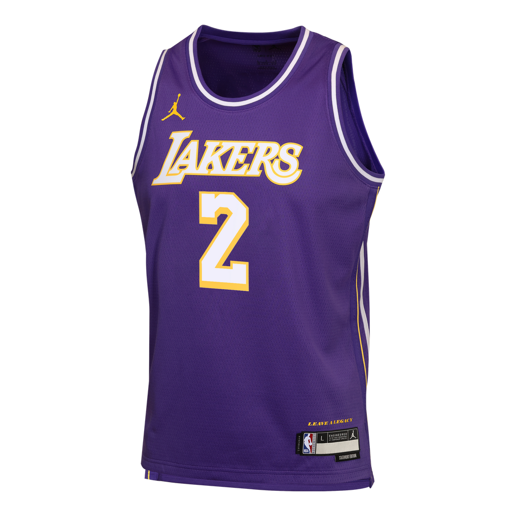 Los Angeles Lakers Jordan Brand Statement Edition Jersey - Purple - Jarred Vanderbilt - Youth NBA Team Jersey Basketball Fan Apparel