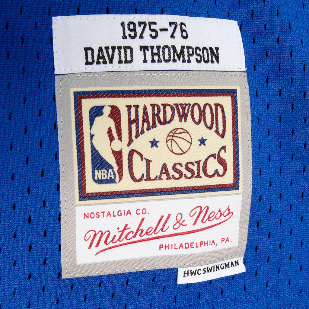 Denver Nuggets Mitchell & Ness David Thompson 1975 Dark Authentic Jersey - Royal Blue NBA Team Jersey Basketball Fan Apparel
