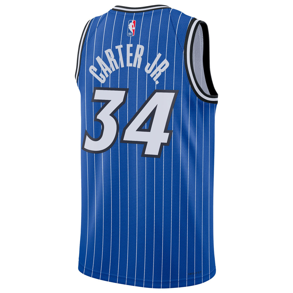 Orlando Magic Nike Replica Icon Edition Swingman Jersey - Blue - Wendell Carter Jr. - Unisex NBA Team Jersey Basketball Fan Apparel