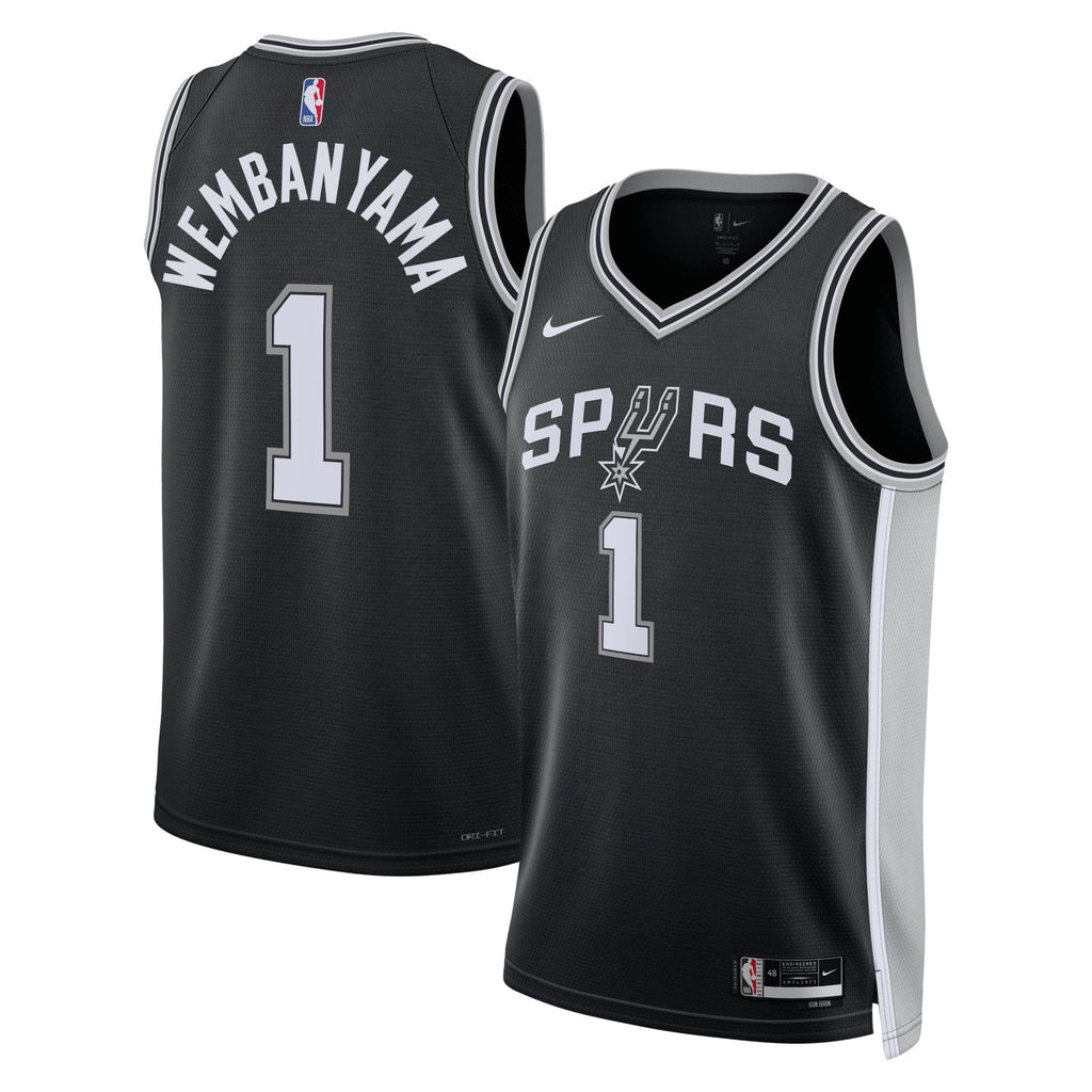 San Antonio Spurs Nike Icon Swingman Jersey - Victor Wembanyama - Men's NBA Team Jersey Basketball Fan Apparel