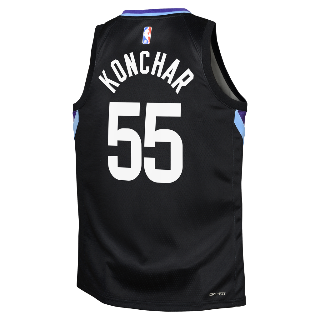 Utah Jazz Jordan Brand Statement Edition Swingman Jersey - Black - John Konchar - Youth NBA Team Jersey Basketball Fan Apparel
