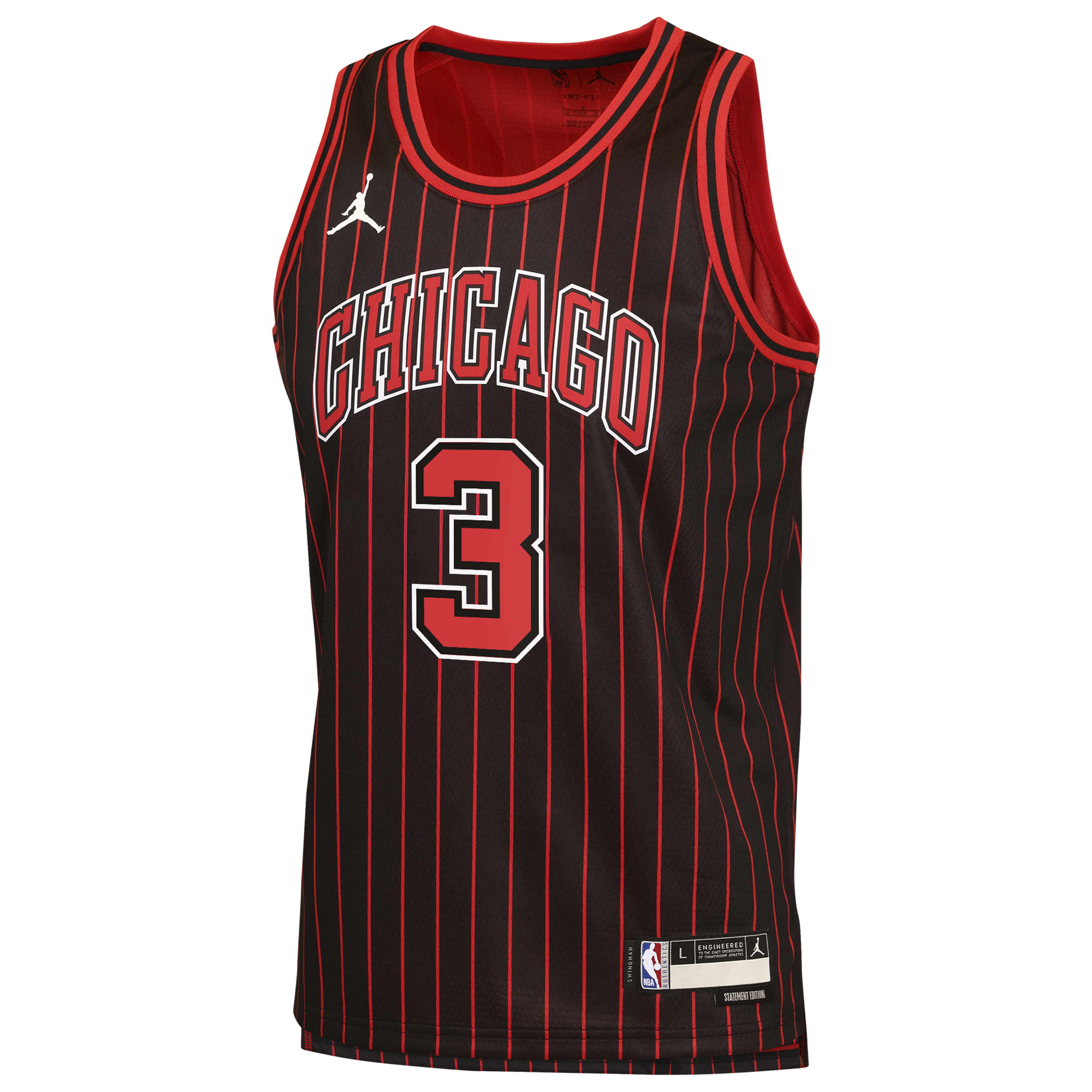 Chicago Bulls Jordan Brand Statement Edition Jersey - Black - Josh Giddey - Youth NBA Team Jersey Basketball Fan Apparel